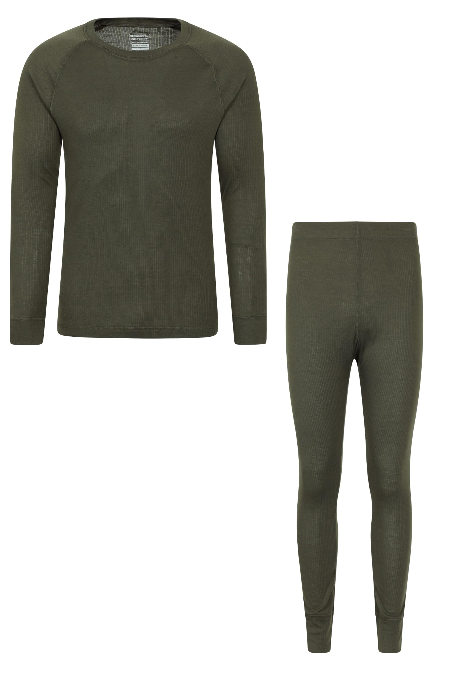 Talus Mens Thermal Top & Pants Set - Green
