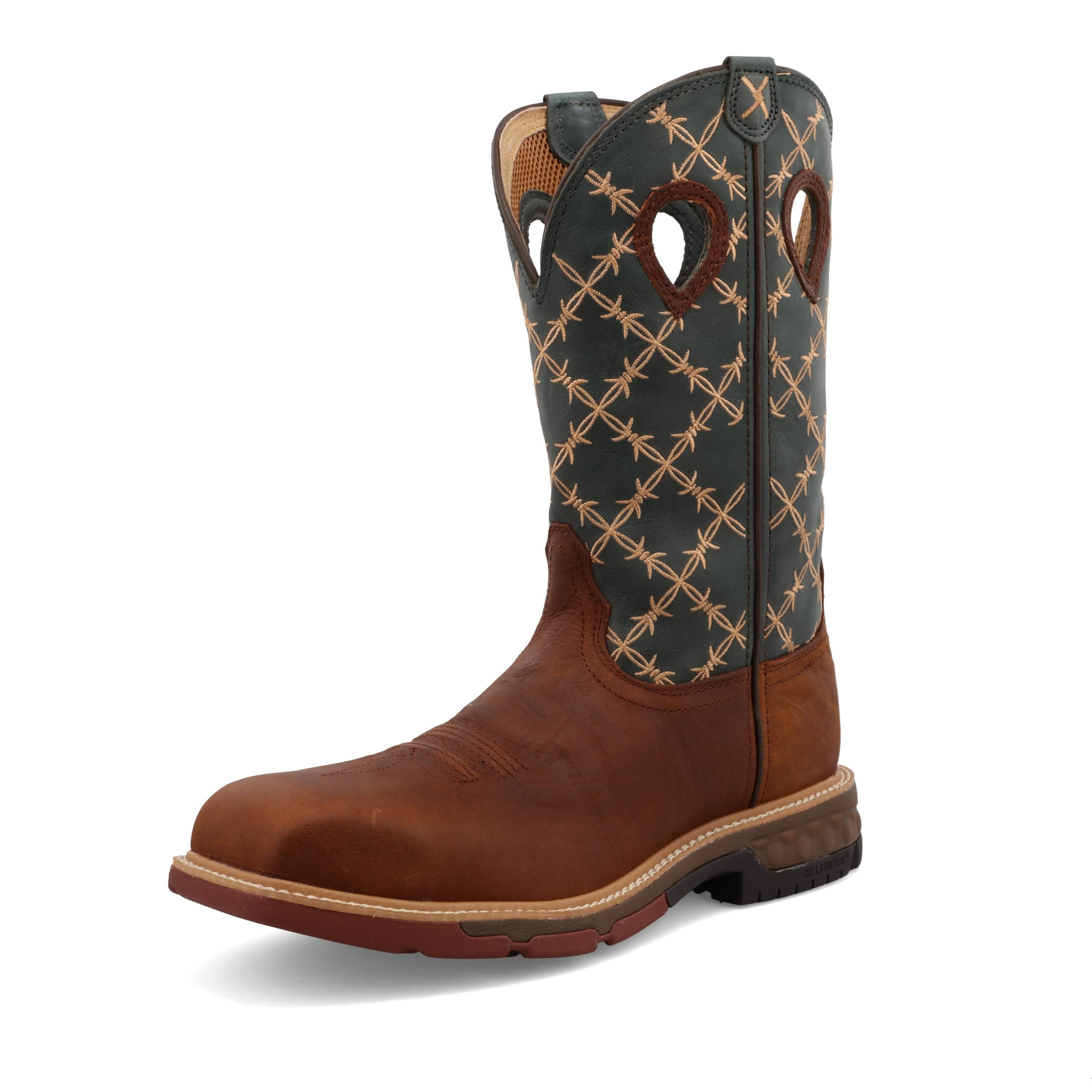 Twisted X Men's12 Pull On Nano Composite Toe Western Work Boot