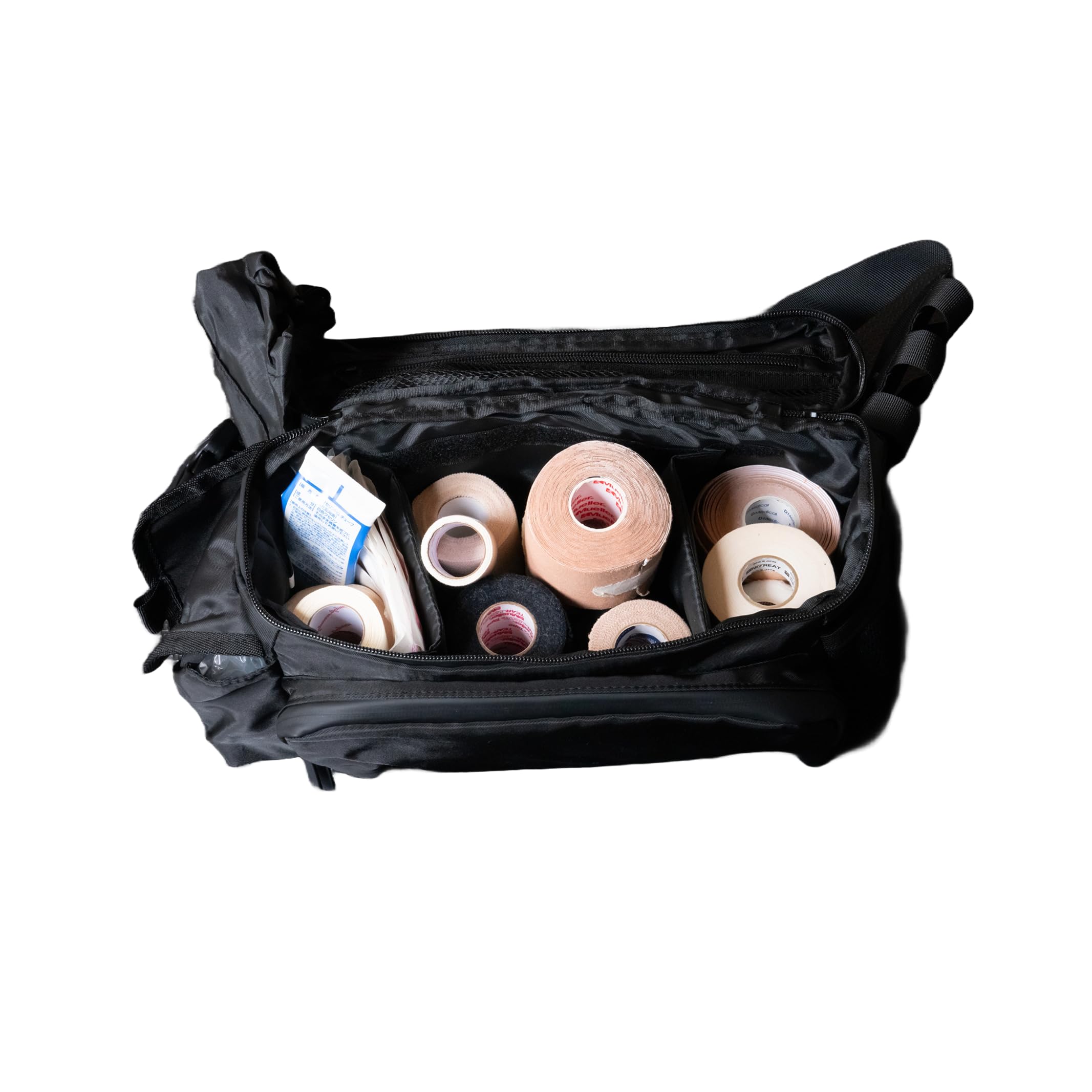 Athletoc - Bolsa de entrenamiento, Negro -, M, Varios pokets para ayudar a la organización
