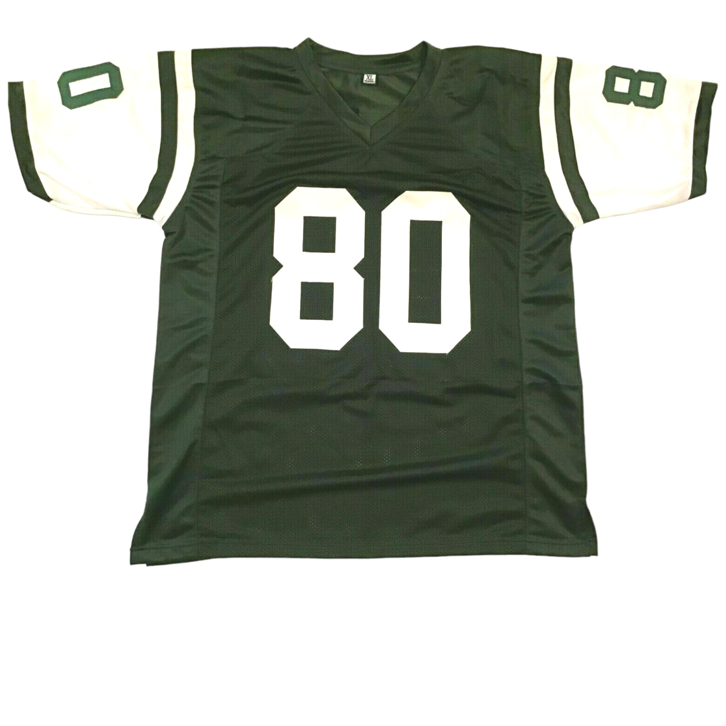 Generic Wayne Chrebet Green Jersey Stitched Custom Football New No Brand/Logos (US, Alpha, X-Large, Regular, Regular, Green)