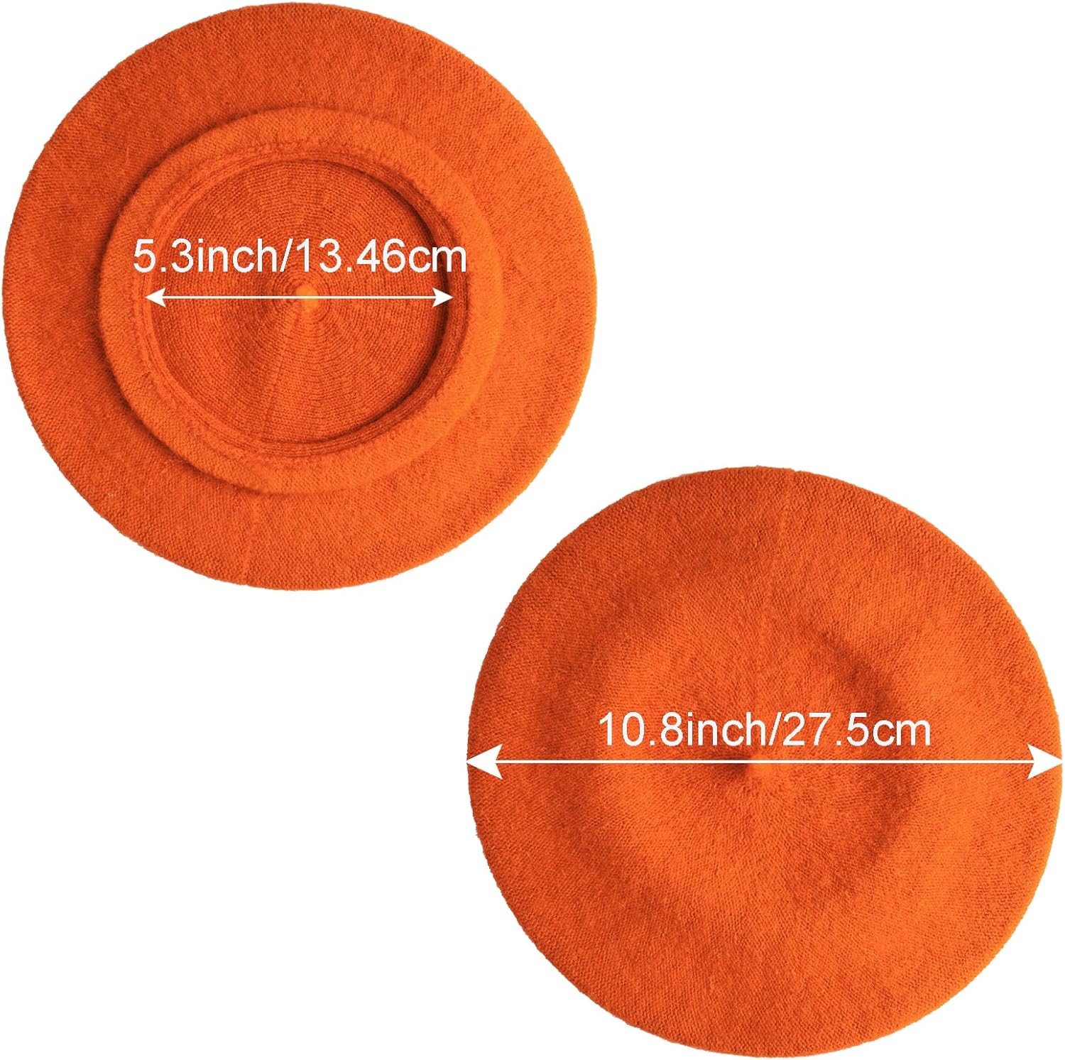 choyaxo French Beret Hats Solid Classic Beret Hats for Women Girls - Image 2