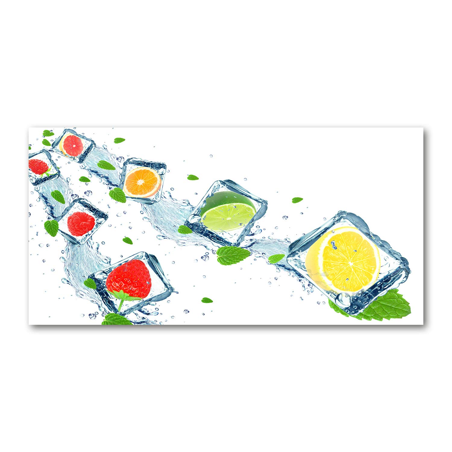 Tulup Crédence de Cuisine 100x50cm Dosseret en Verre Fond de hotte Verre de sécurité trempé Splashback Guard - Nourriture et Boissons - Multicolore - Herbes Et Épices Tulup Crédence de Cuisine 100x50cm Dosseret en Verre Fond de hotte Verre de sécurité trempé Splashback Guard - Nourriture et Boissons - Multicolore - Herbes Et Épices