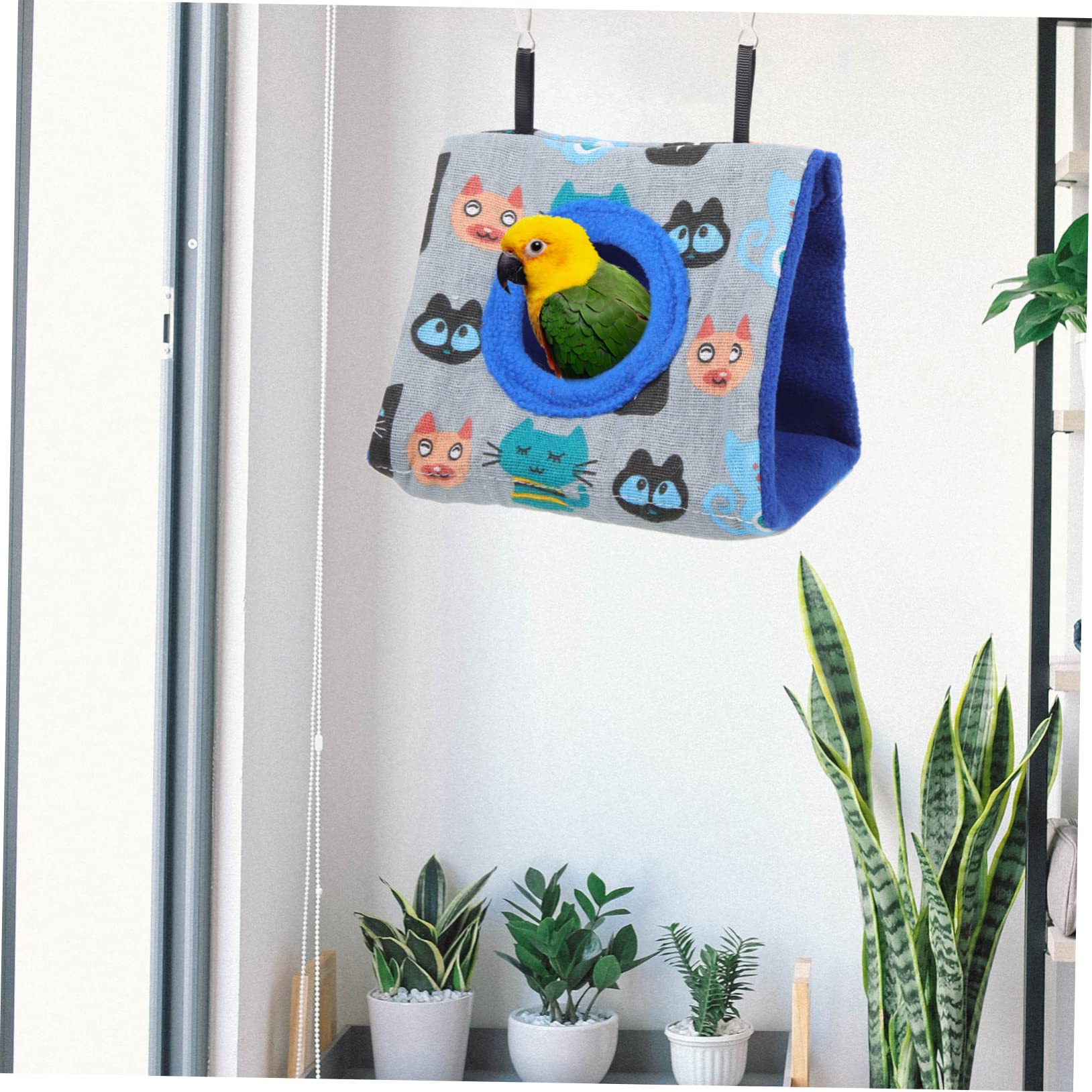 Yardwe 4pezzi per per Pappagalli Design Portatile e Traspirante per Canarini e Piccole