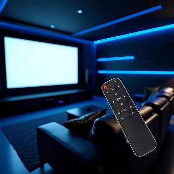 X3 Replacement Remote Control Compatible with XUANPAD Mini 1080P Movie Projector Remote