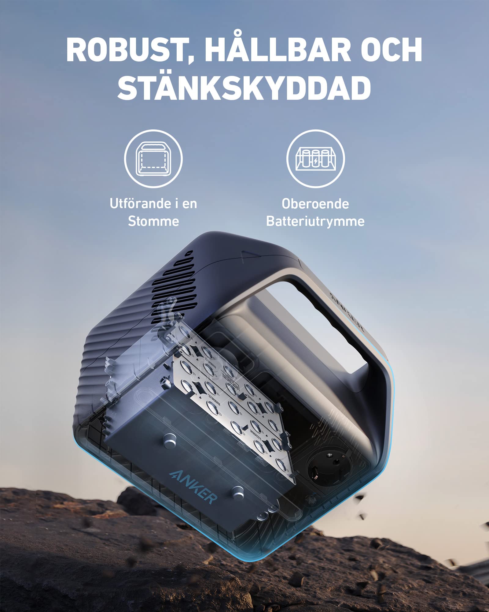Anker 521 PowerHouse 256W Taşınabilir Şarj İstasyonu : Amazon.com