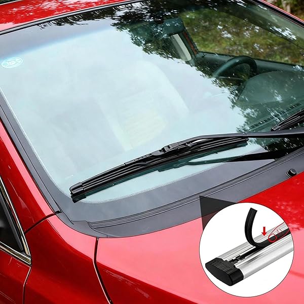JYYWTSI Dachträger Gummistreifen 3 m, Auto Dachträger Dichtung 23 mm, Universeller Gummistreifen für Autodachträger, Reduziert Windgeräusche & Abdichtet Dachreling ohne Werkzeug - 5