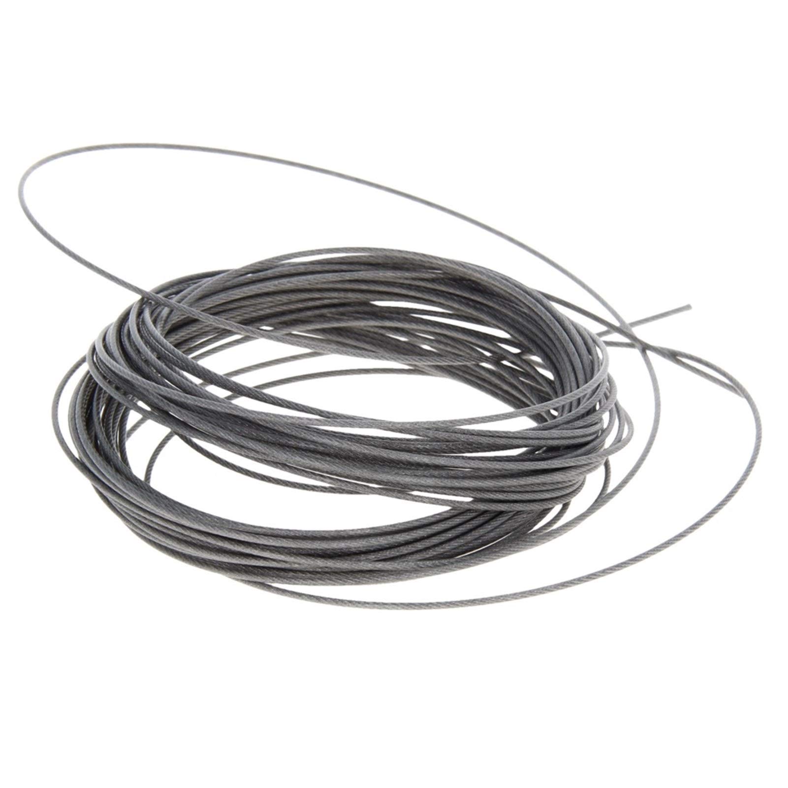 Cable Acero,Cable Acero Plastificado PVC recubierto de cuerda de alambre de acero del alambre del cable flexible 304-Acero inoxidable 1,2/3/5 mm Dia 5~10m suave larga del cable de elevación for te