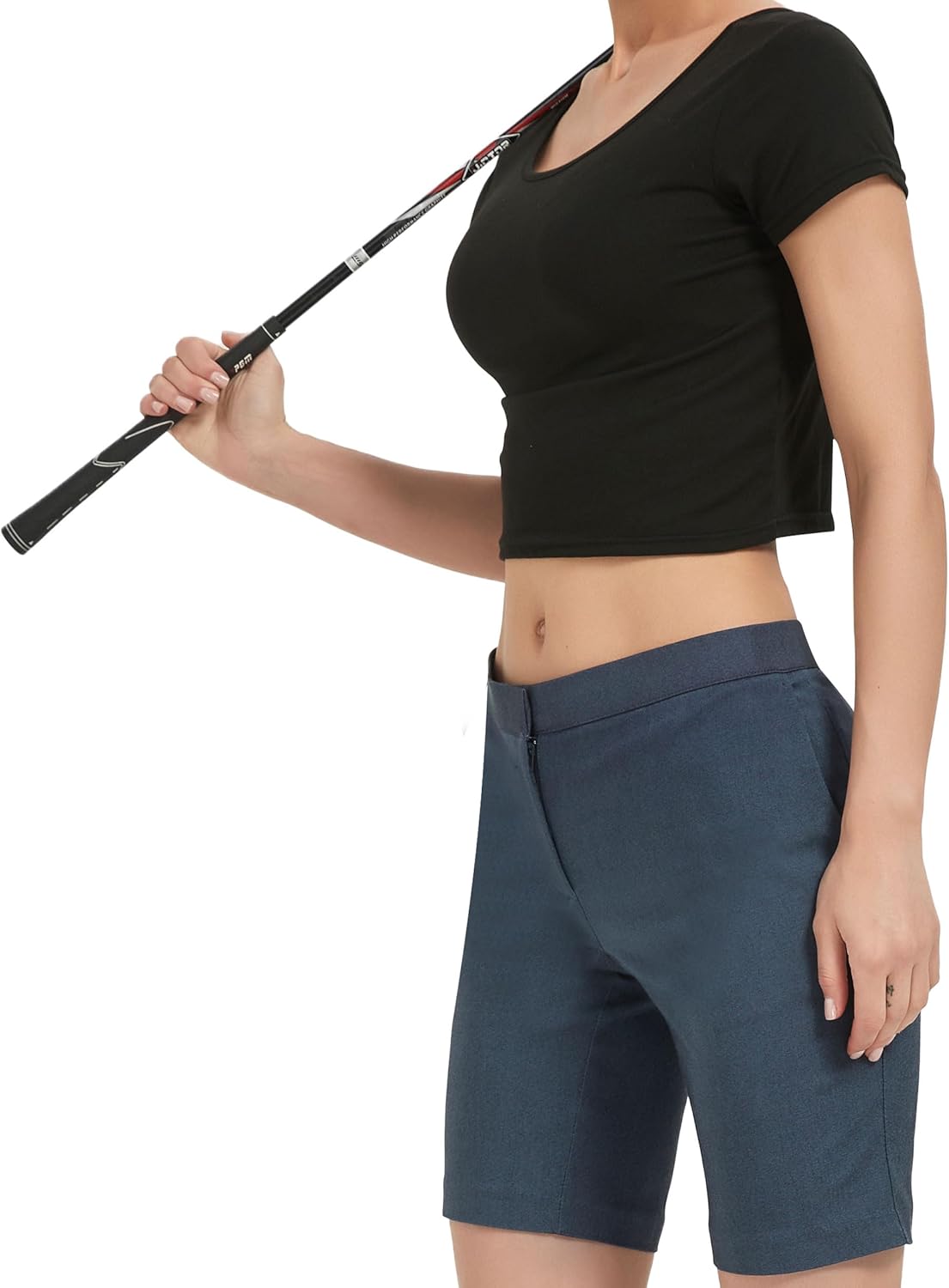 Golf Shorts for Women 9" Dress Shorts with Pockets for Hiking - Image 7