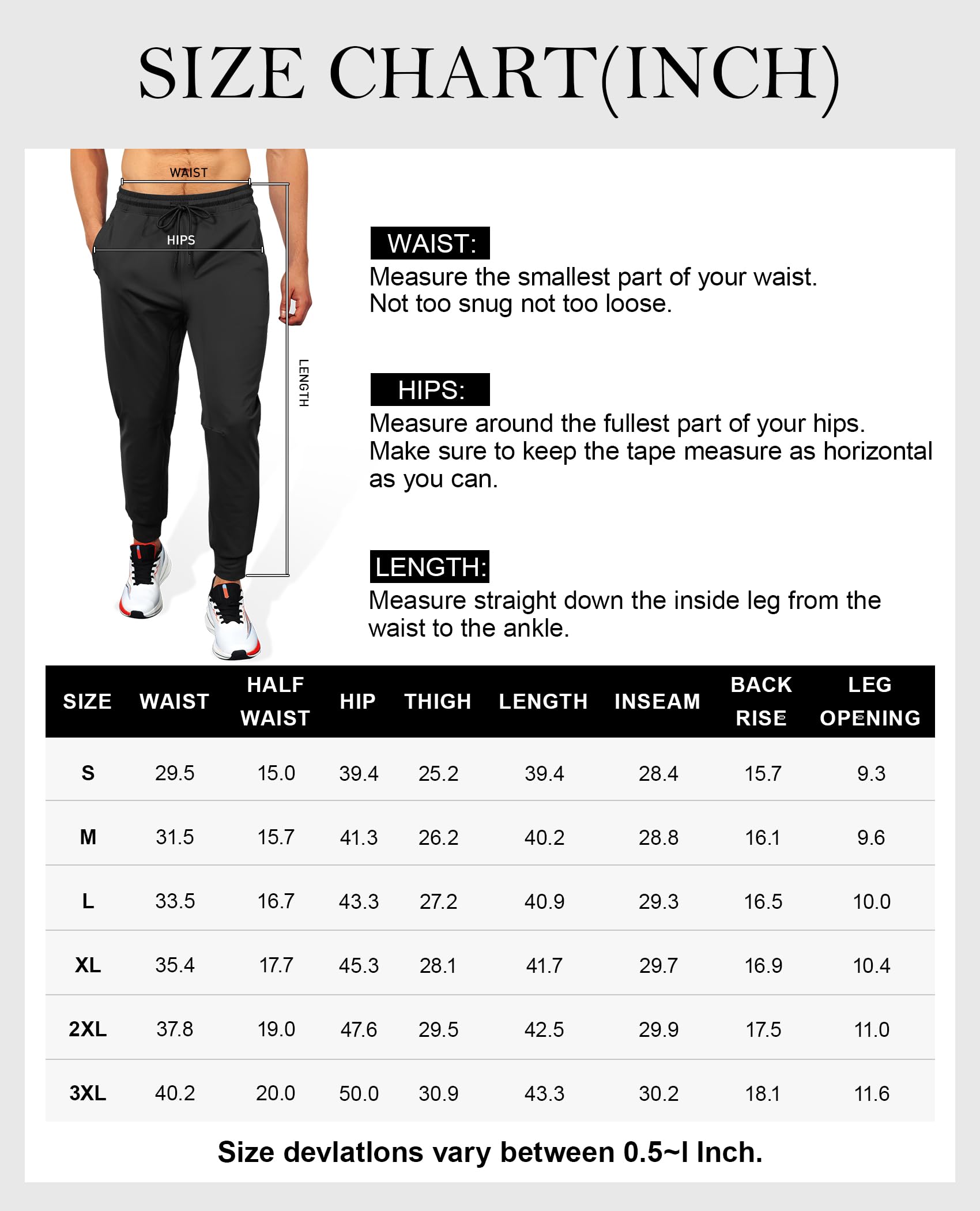 Pantalones deportivos para hombre con bolsillos con cremallera, pantalones deportivos ligeros para hombre, pantalones atléticos, entrenamiento, correr, pista de gimnasio