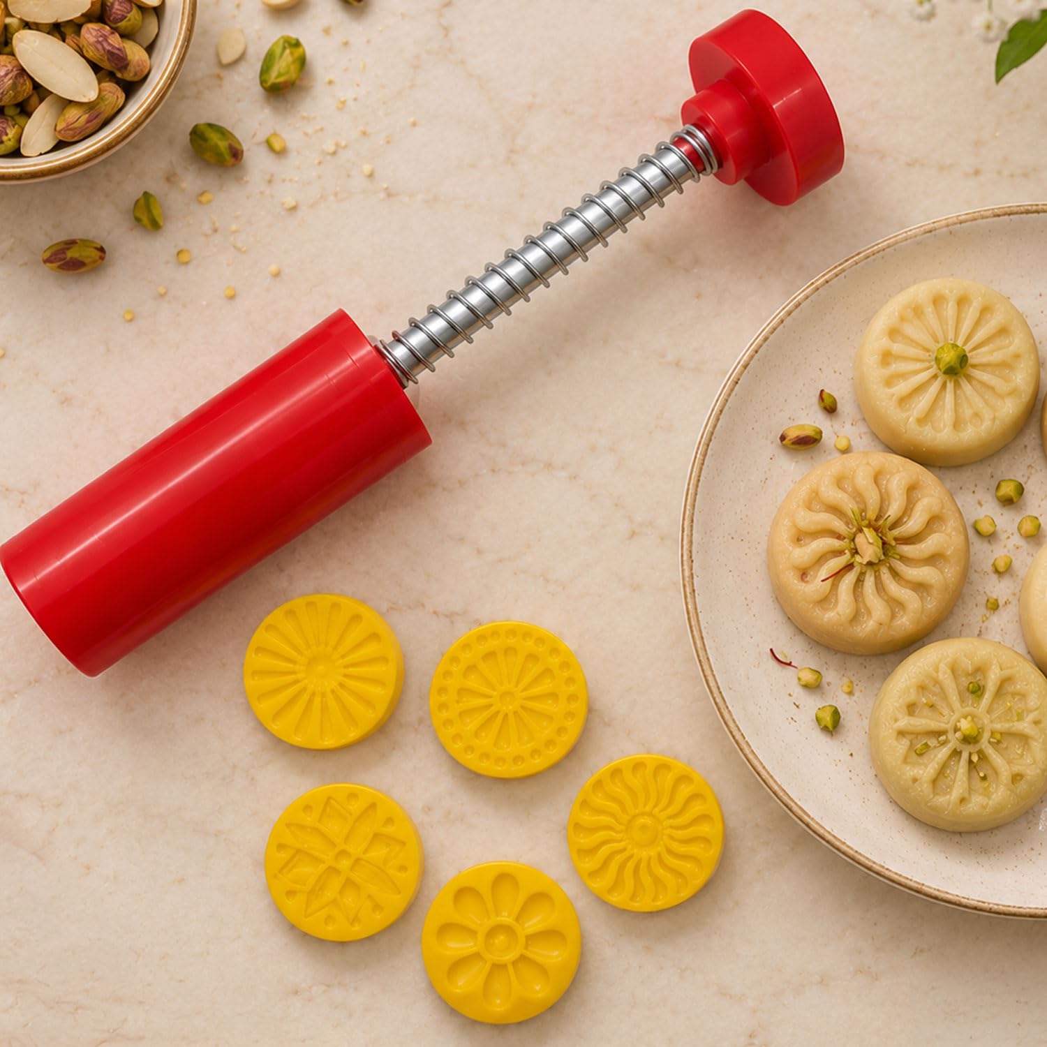 DS Sweet Stamping Cutter - Flower Mould for Peda -12 DS Sweet Stamping Cutter - Flower Mould for Peda -12