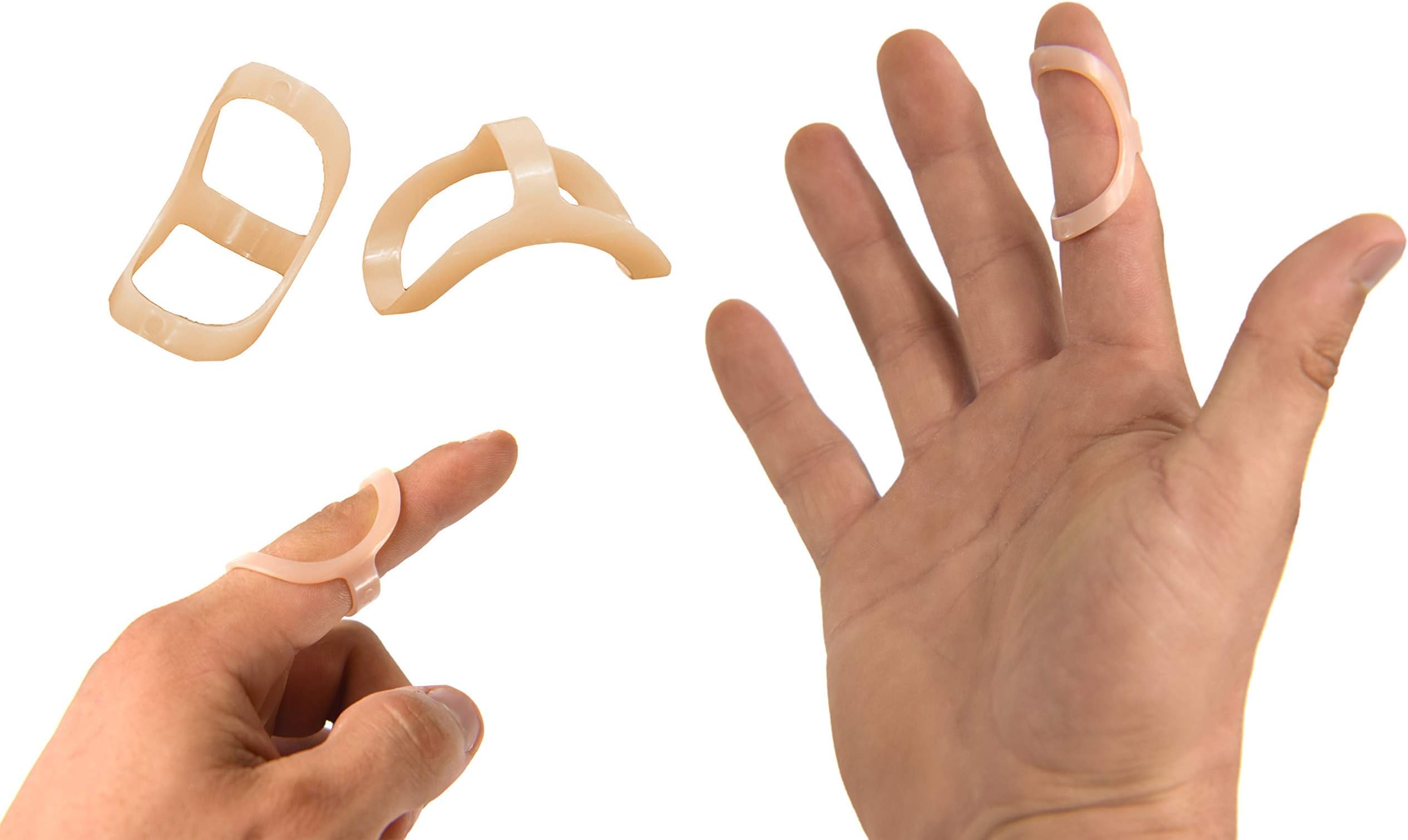 BraceOn EZ Finger Splint - Trio 3-Pack (4,5,6)