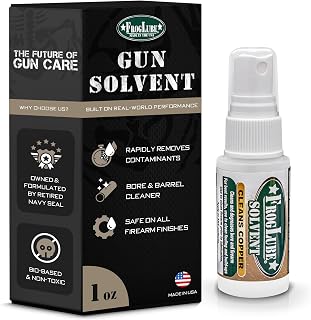 Frog Lube Gun Cleaning Solvent - Gun Cleaner Spray - Bio-Based Gun Cleaner for Carbon, Fouling, & Copper - Owned & Developed by Retired Navy Seal