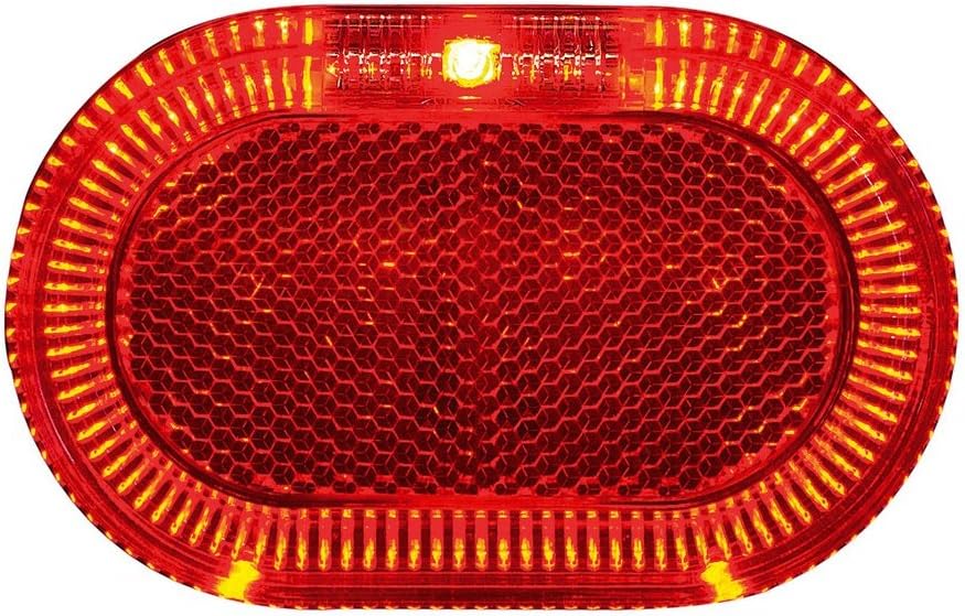 Herrmans Uni 2021310100 Pannier Rack Rear Light – Red (10 x 3 cm x 3 cm