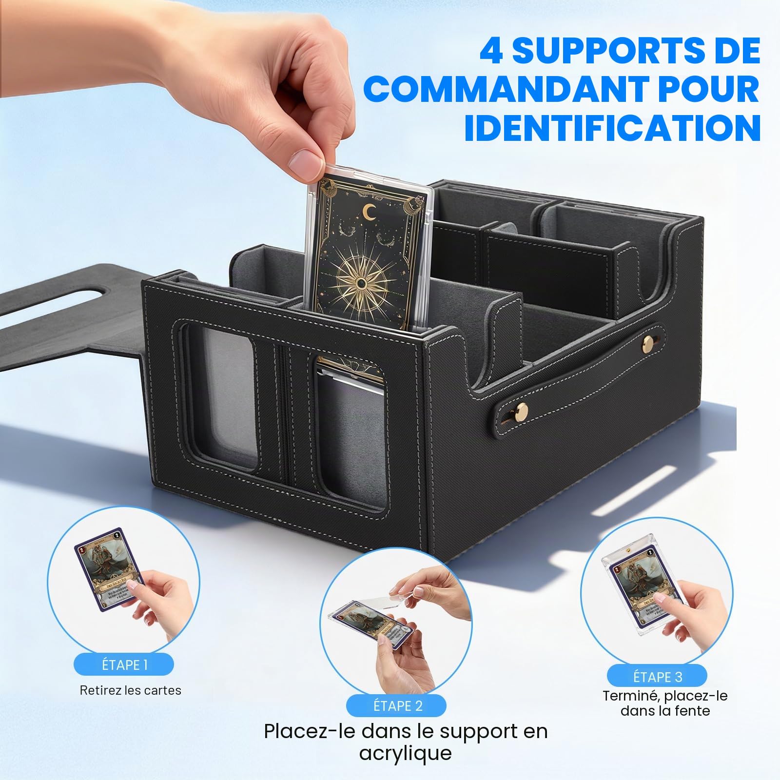 Boîte De Rangement Pour Cartes,Pour Cartes Mtg/Ptcg/Yugioh/Tcg