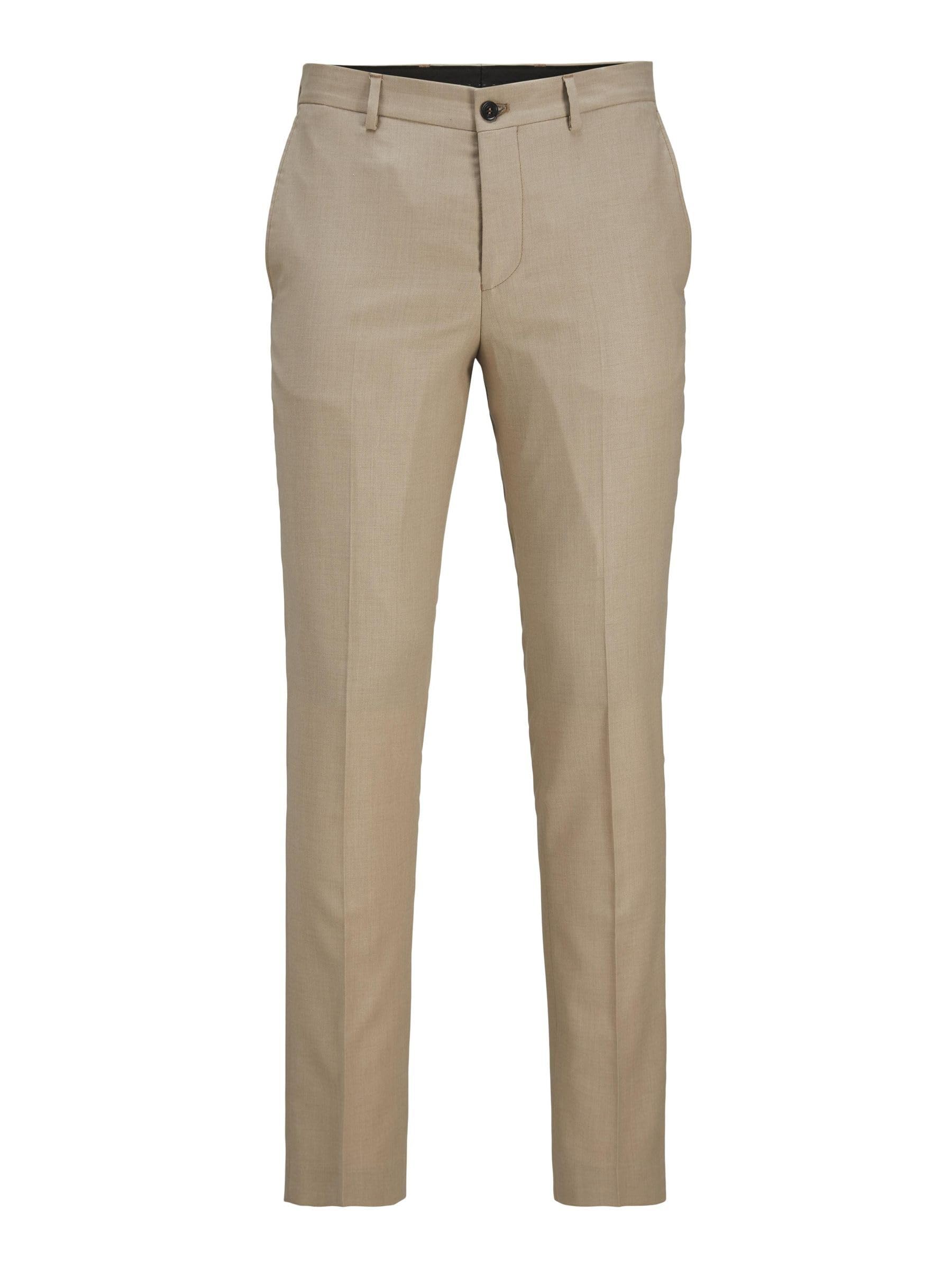 Jack & Jones Beige Suit Pants Solaris