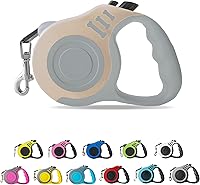 Vista 18 de Correa retráctil para perros pequeños y medianos, automática, telescópica, para mascotas, 10/16 pies, duradera y práctica, con recipiente plegable