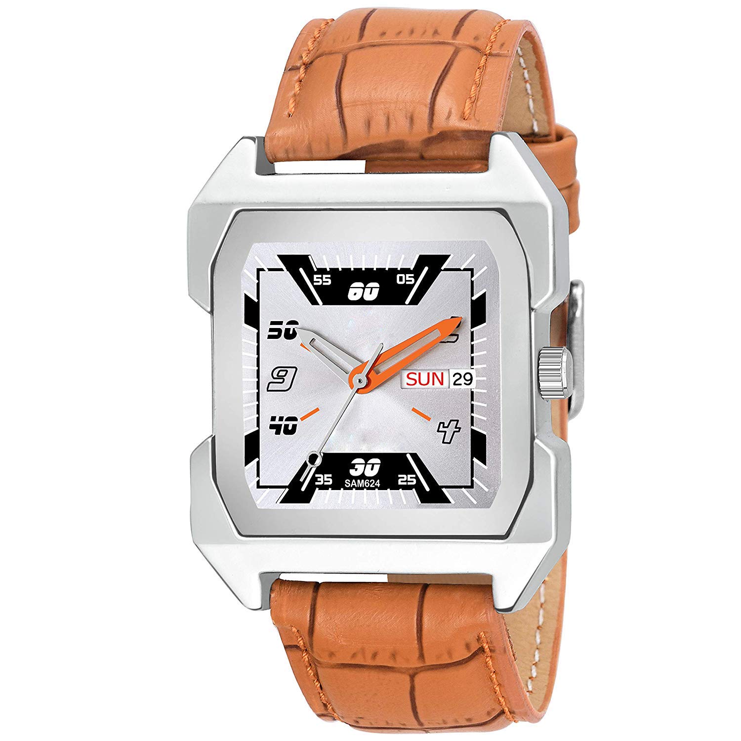 HORCHIS Lovely Silver Dial Brown Leather Analog Watch for Women (B08BG4BWBW) Amazon Price History, Amazon Price Tracker
