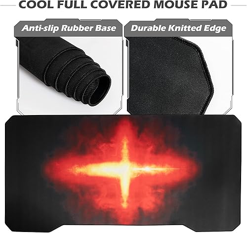 Miniatura 6 de RELAX4LIFE Escritorio eléctrico de pie ajustable en altura, mesa de pie de madera con controlador preestablecido, alfombrilla de mouse totalmente