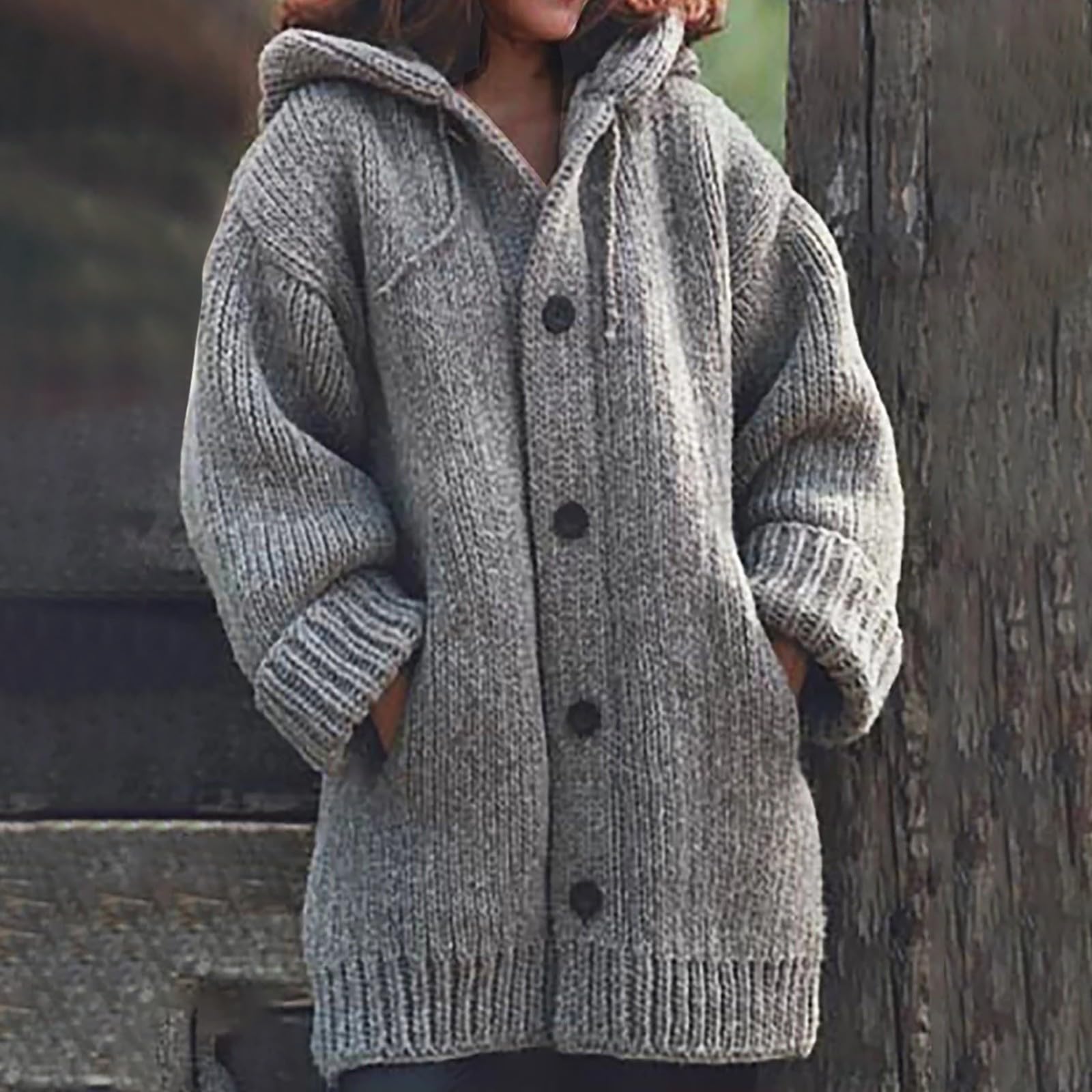 Plus Cappotto Lungo Maglione Inverno Maglione Oversize Maglione Donna Cappotto di Media Lunghezza 3x Trench Coat