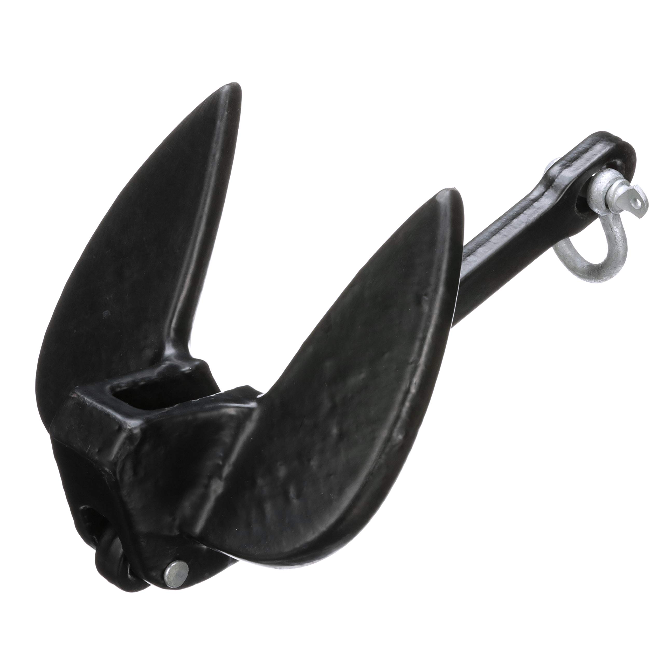 Seachoice Navy Anchor - Hierro Fundido - Uso en Grava, Piedra y Fondos de esquisto - Chapado en Aluminio - Múltiples tamaños