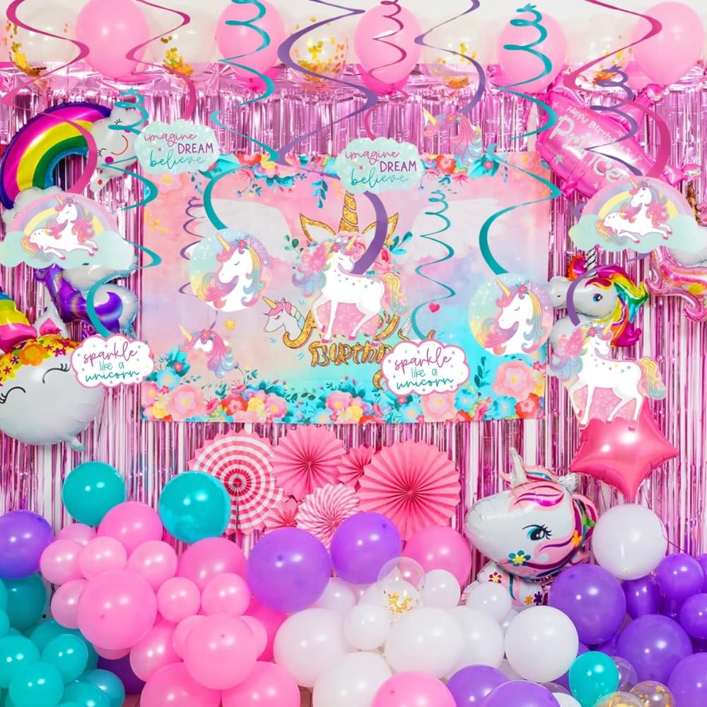 2 Guirlandes Spirales Sirène - Guirlandes Déco - Fanions - Décorer La