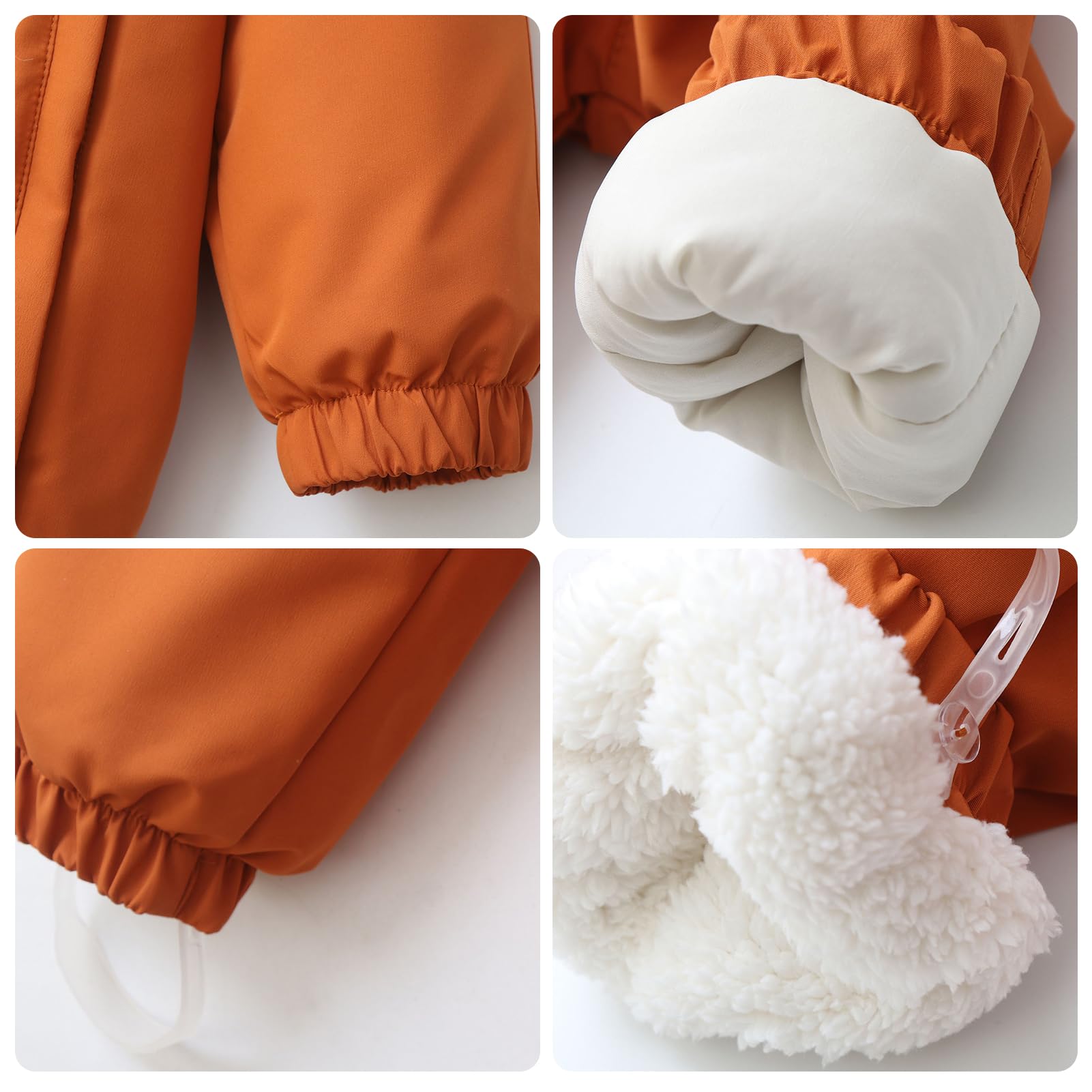 Tuta da neve per bambini, tuta da sci con cappuccio | Caldo abbigliamento da sci per autunno e inverno