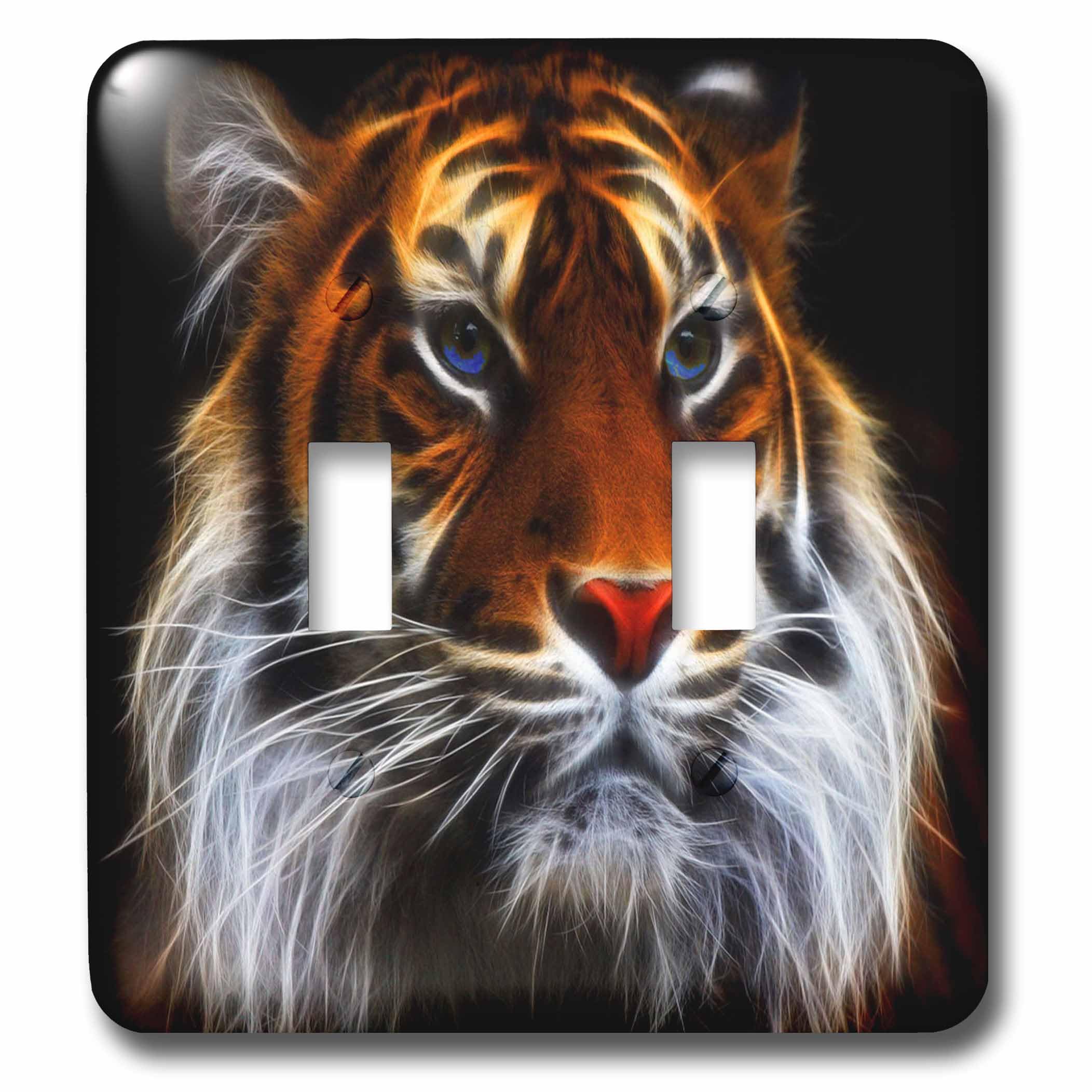 Tigre bengal interrupteur à bascule imprimé multicolore 3dRose lsp_167121_2
