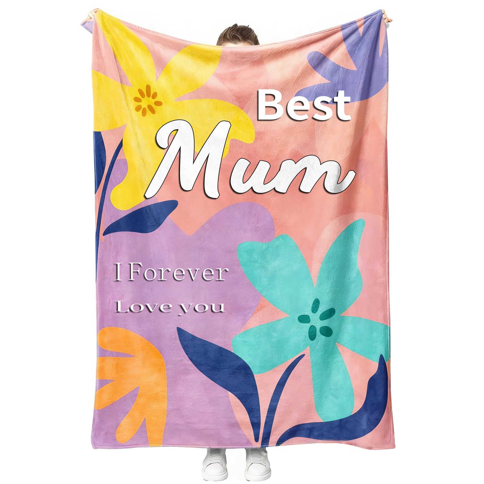 Butuuu Mum Birthday Gifts, 150x130cm Fleece Blanket