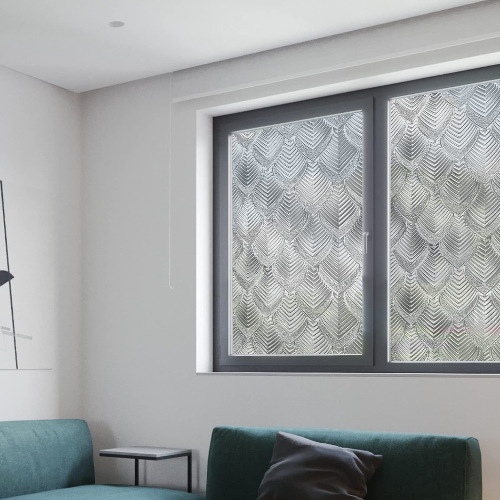 Pellicola per vetri oscurante,Pellicola privacy finestre,anti-peeping,Autoadesive,Anti-UV,Lascia ,Ideale per Ufficio Camera da Letto Sala(90cmx200cm)