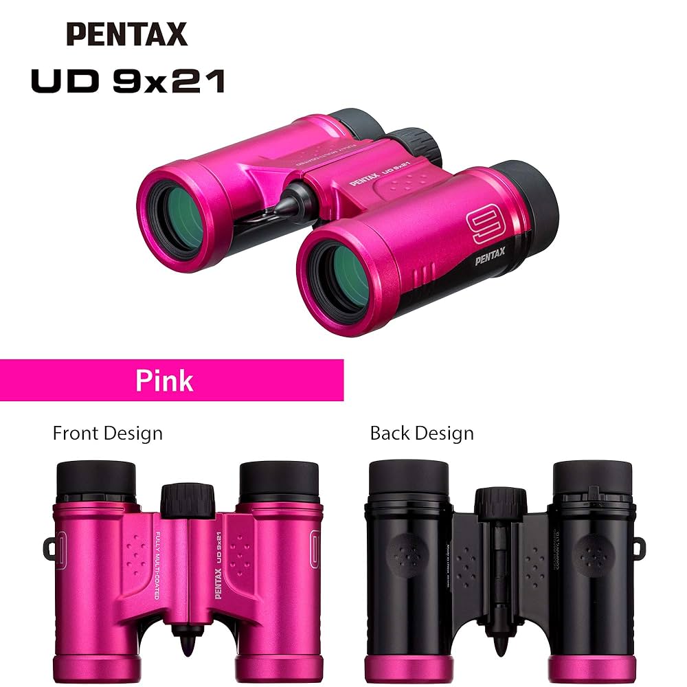 PENTAX - ペンタックス PENTAX 双眼鏡ピンク PENTAX UD 9x21 Pink Amazon.com : PENTAX Binoculars UD 9x21 - Pink. A bright