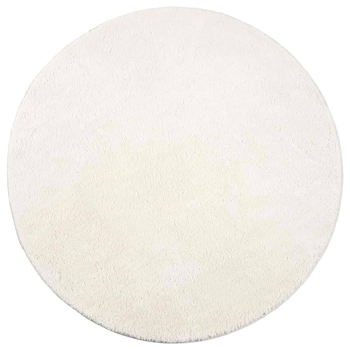 the carpet Relax Moderner Flauschiger Kurzflor Teppich, Anti-Rutsch Unterseite, Waschbar bis 30 Grad, Super Soft, Felloptik, Creme… – Ansicht 2