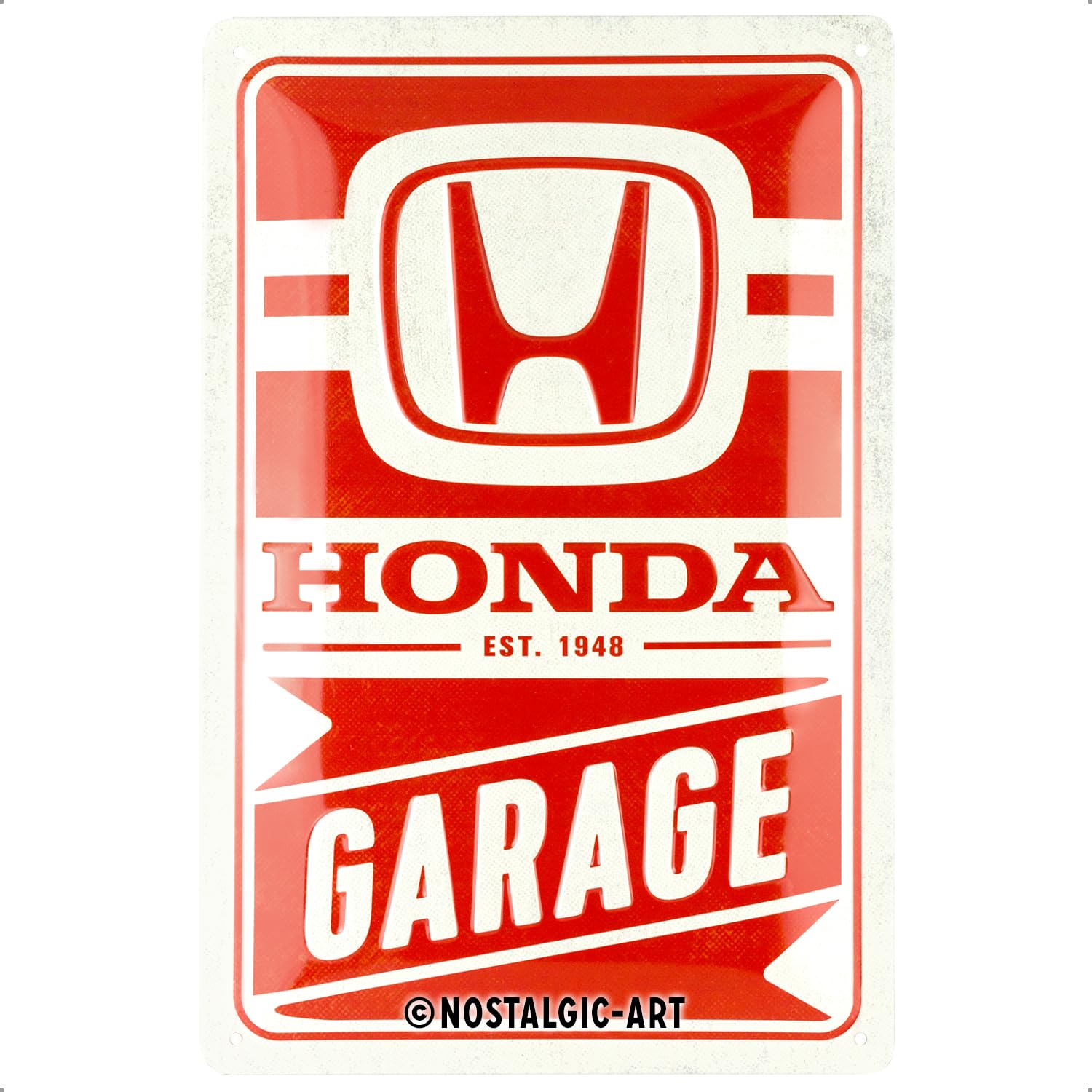 Amazon.com: Nostalgic-Art Retro tin sign, 20 x 30 cm, Honda
