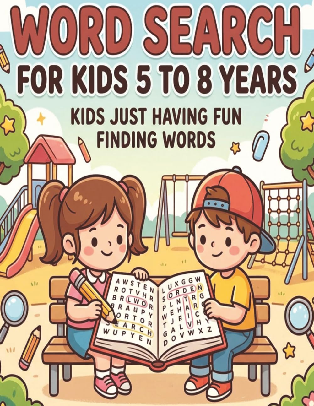 WORD SEARCH FOR KIDS 5 TO 8: KIDS JUST HAVING FUN FINDING WORDS