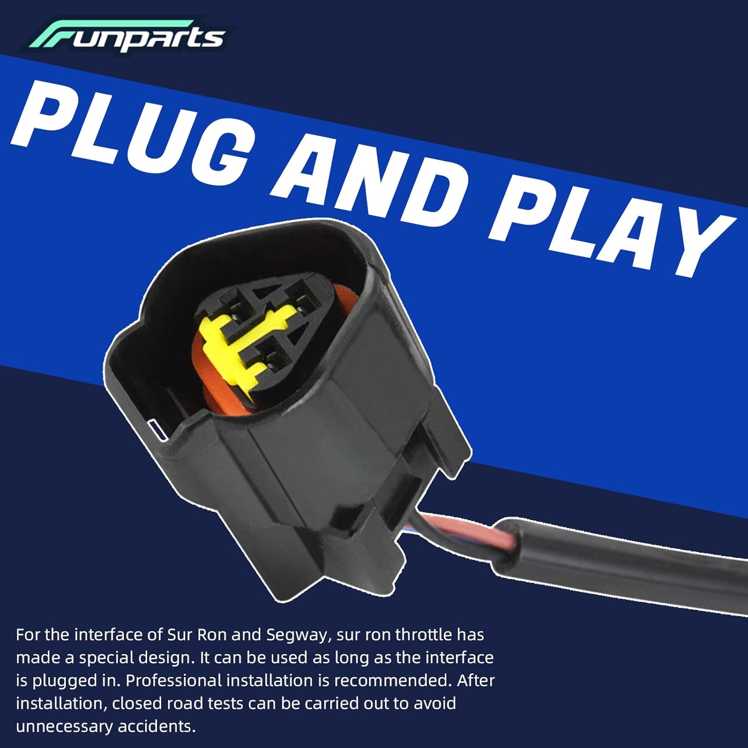 Sur Ron Throttle,Dirt Bike Throttle Turn Grip Throttle Assembly with Throttle Cable for Sur Ron Surron LBX SX500 Electric Dirt Bike EBike