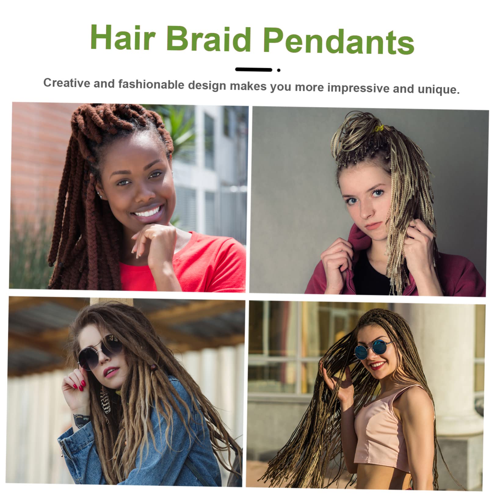 Beavorty 280stücke Dreadlock Haarschmuck Metall Haarringe Für Zöpfe Haaraccessoires Für Hochzeiten Und Partys Langlebige Flexibles Design Für Einzigartige Frisuren