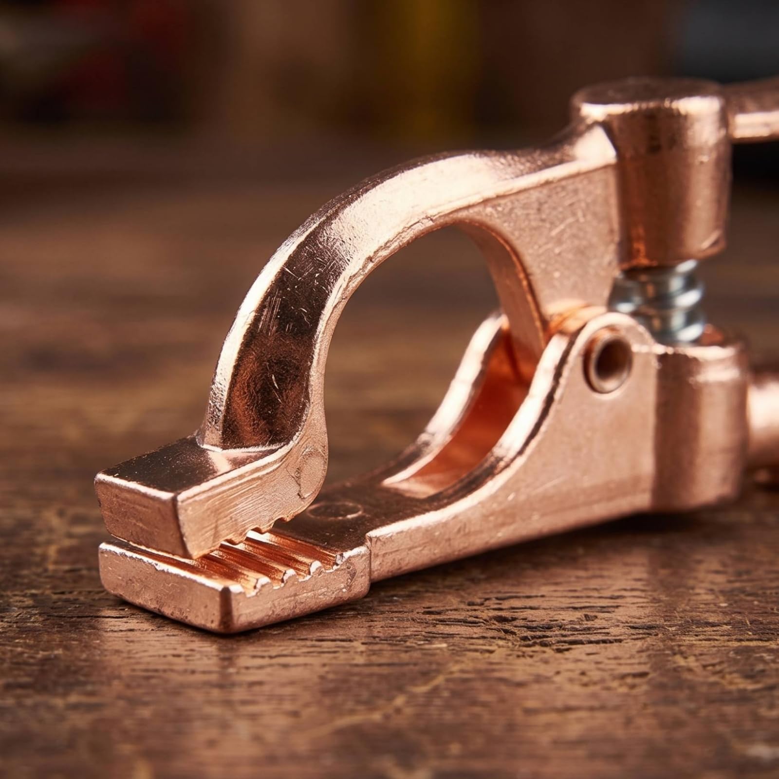 Pinza di Massa a Presa, 500A-800A, Pinza A Tigre In Ottone Pieno | Robusto, Morsetti a , Ampia Apertura, per Saldatura, Officina, Saldatori