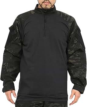 Amazon.co.jp: TRU-SPEC トゥルースペック 1/4 ZIP COMBAT
