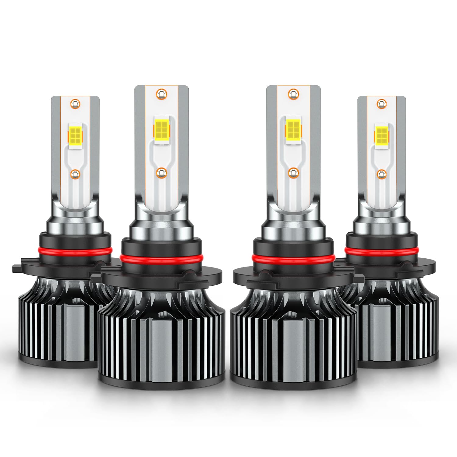 View 1 of ***only two bulbs***for Honda Accord Sedan 1990-2012 High Low Beam, White Light Bulbs, 4 PCS