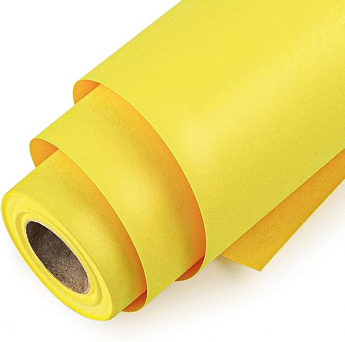 Homeral Rollo de papel de regalo de estraza de 46.8 pies cuadrados, 17 pulgadas x 32.8 pies, color liso azul reciclado para Navidad, boda,