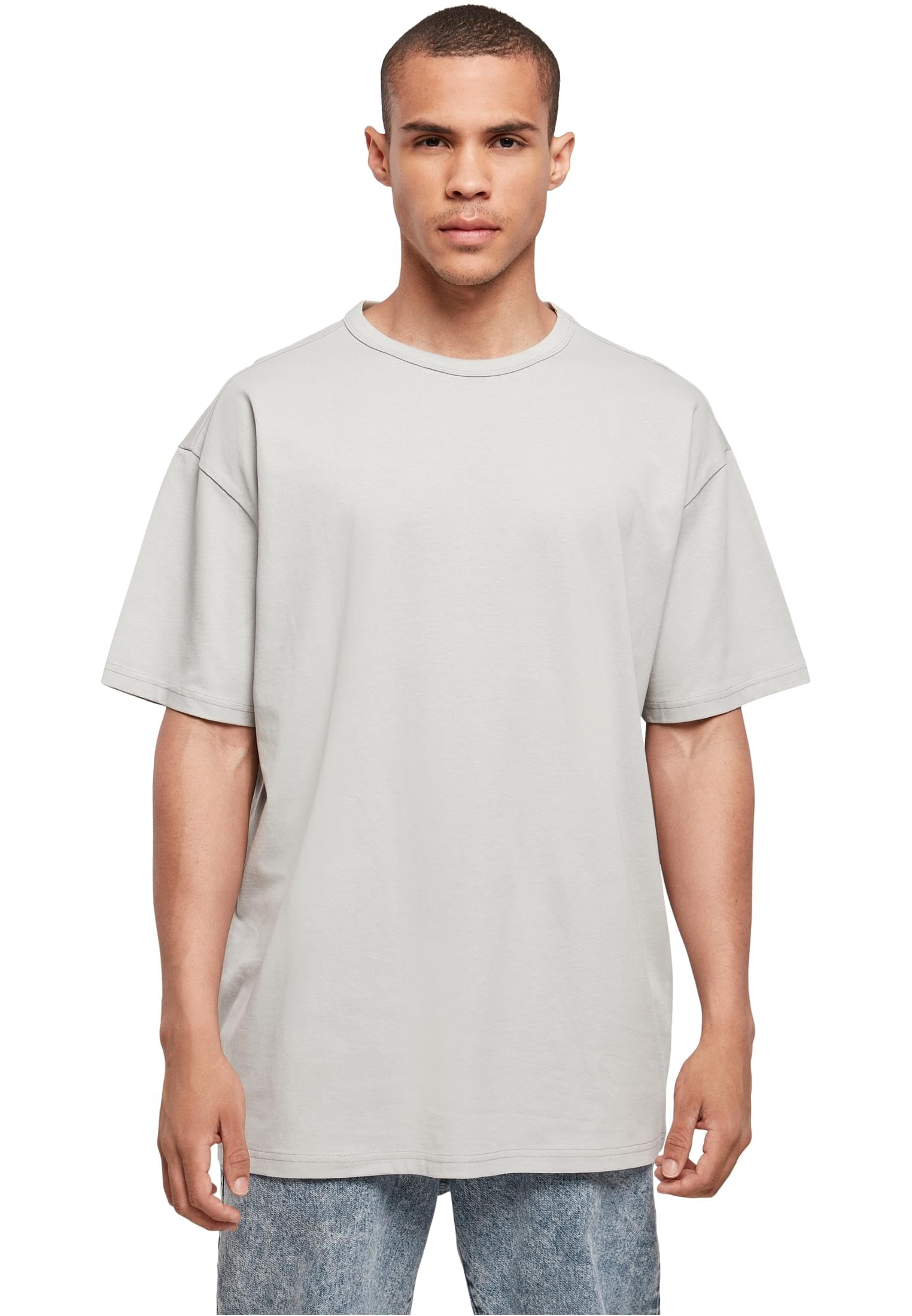 Urban Classics Men's Organic Basic Tee T-Shirt, lightasphalt, 3XL