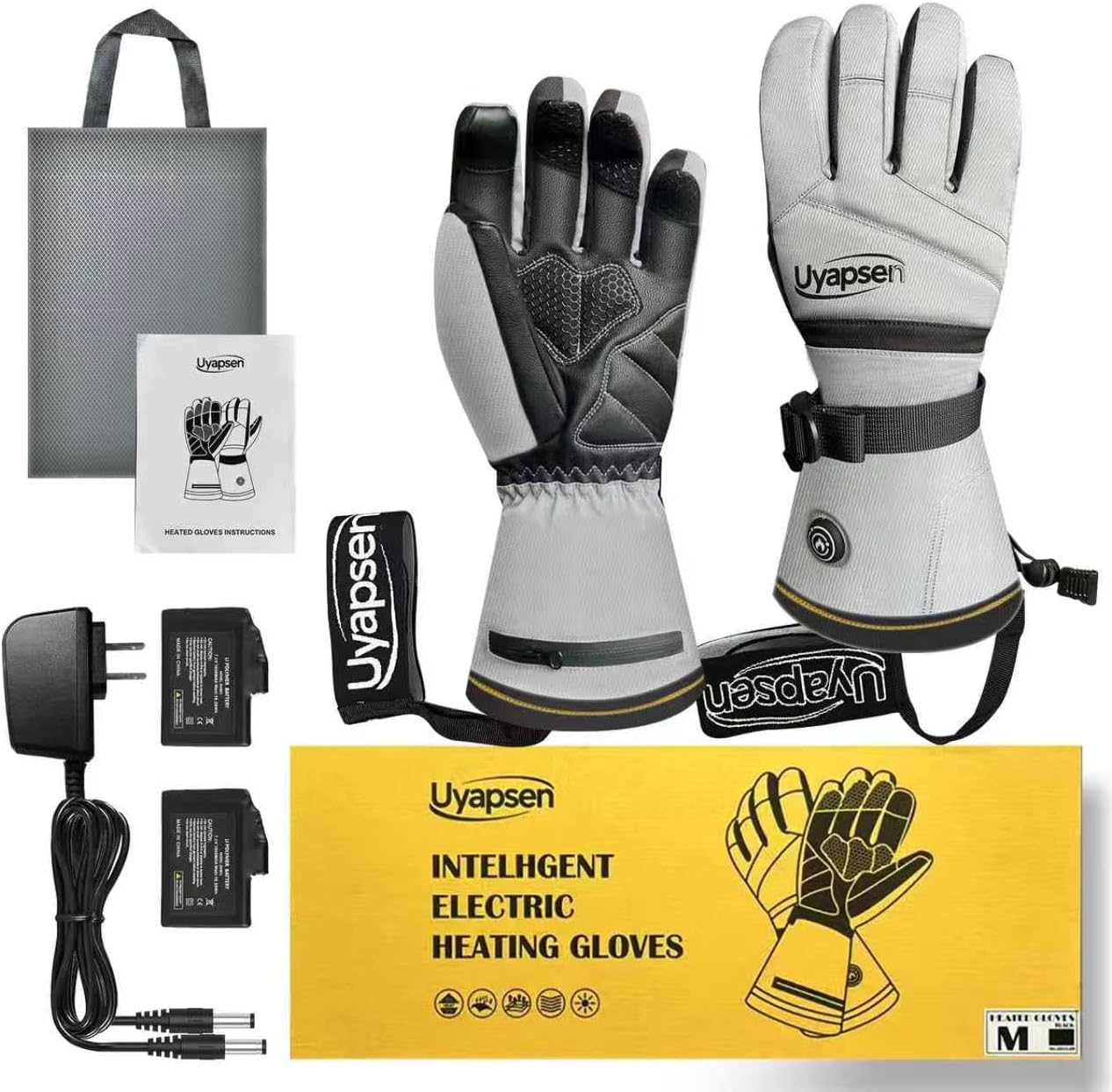 Rechargeable Heated Gloves for Men & Women - 3-Temp Electric Winter Gloves, Waterproof & Touchscreen, 7.5-Hour Heat for Skiing, Motorcycle, Work & Cold Outdoor Activities - Image 9