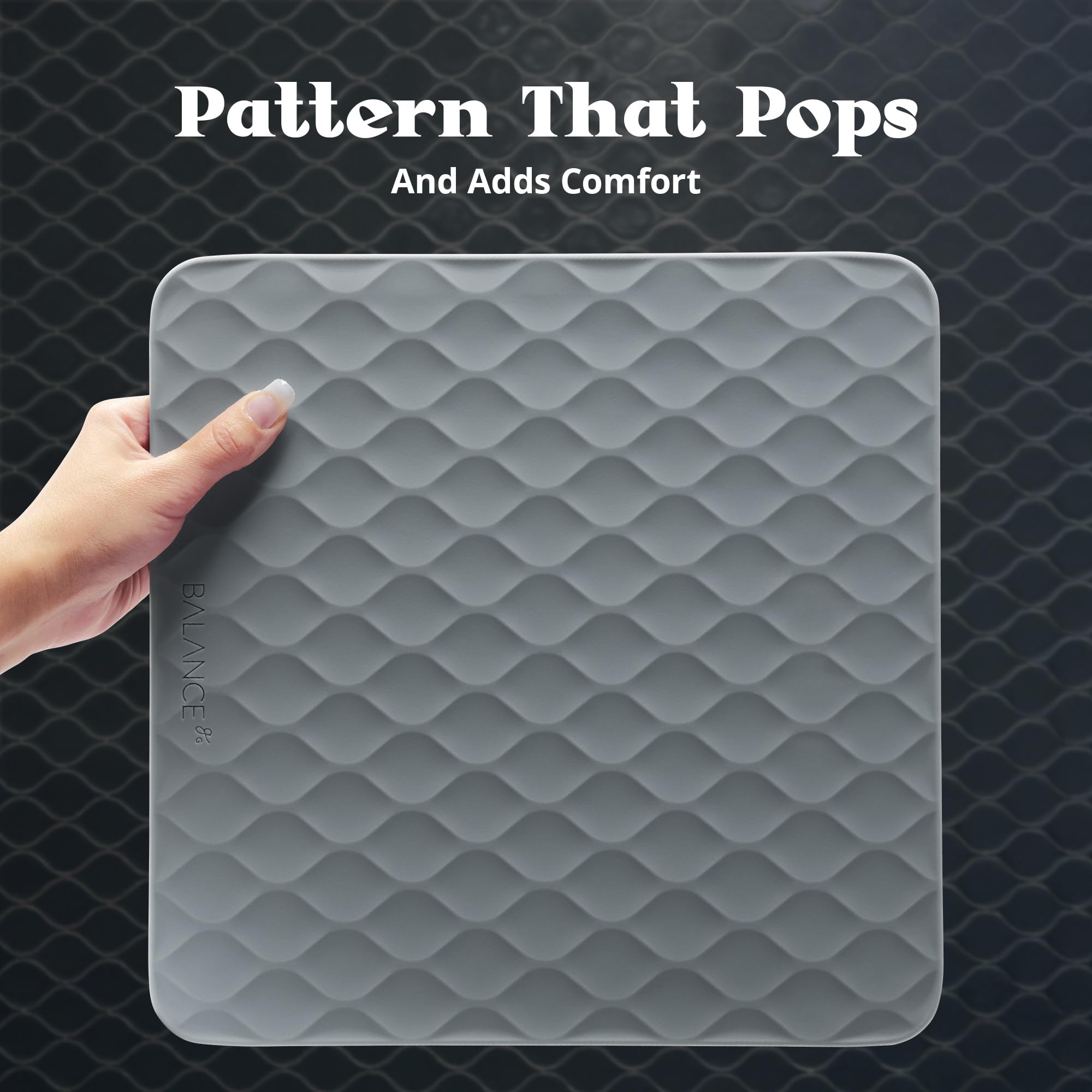 Greater Goods Funda de silicona con textura, color gris