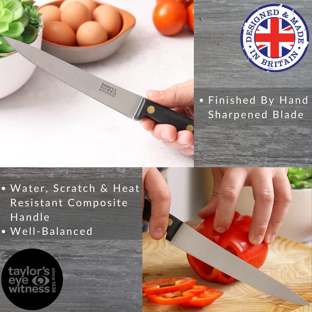 Taylors Eye Witness Heritage Series Sheffield Made 17cm Filleting Knife - Bakewell Cookshop - View #12