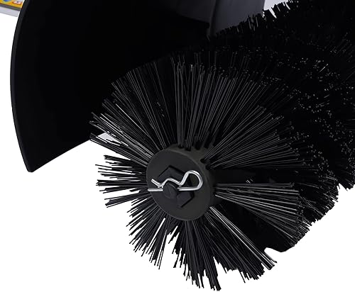 Miniatura 4 de Barredora de mano a gas, 52 CC de 2 tiempos con cepillo de limpieza de escoba de nieve, herramientas de limpieza de barrido de potencia de motor de