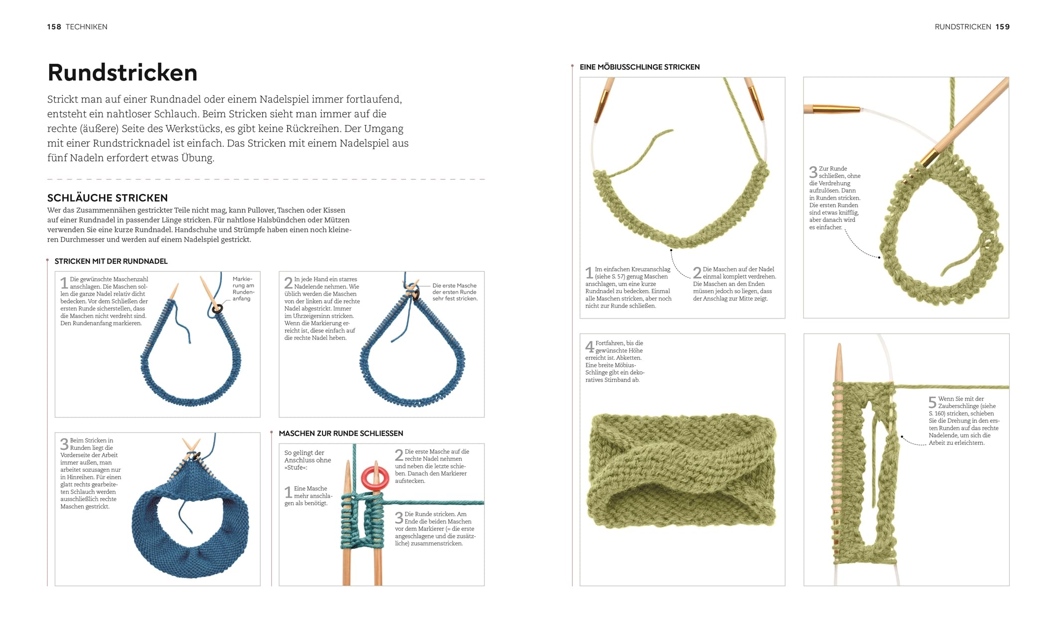 Die große Strickschule: Der ultimative Strickkurs – Schritt für Schritt. Techniken, Strickmuster, Projekte. Mit über 250 Techniken in ausführlichen Anleitungen