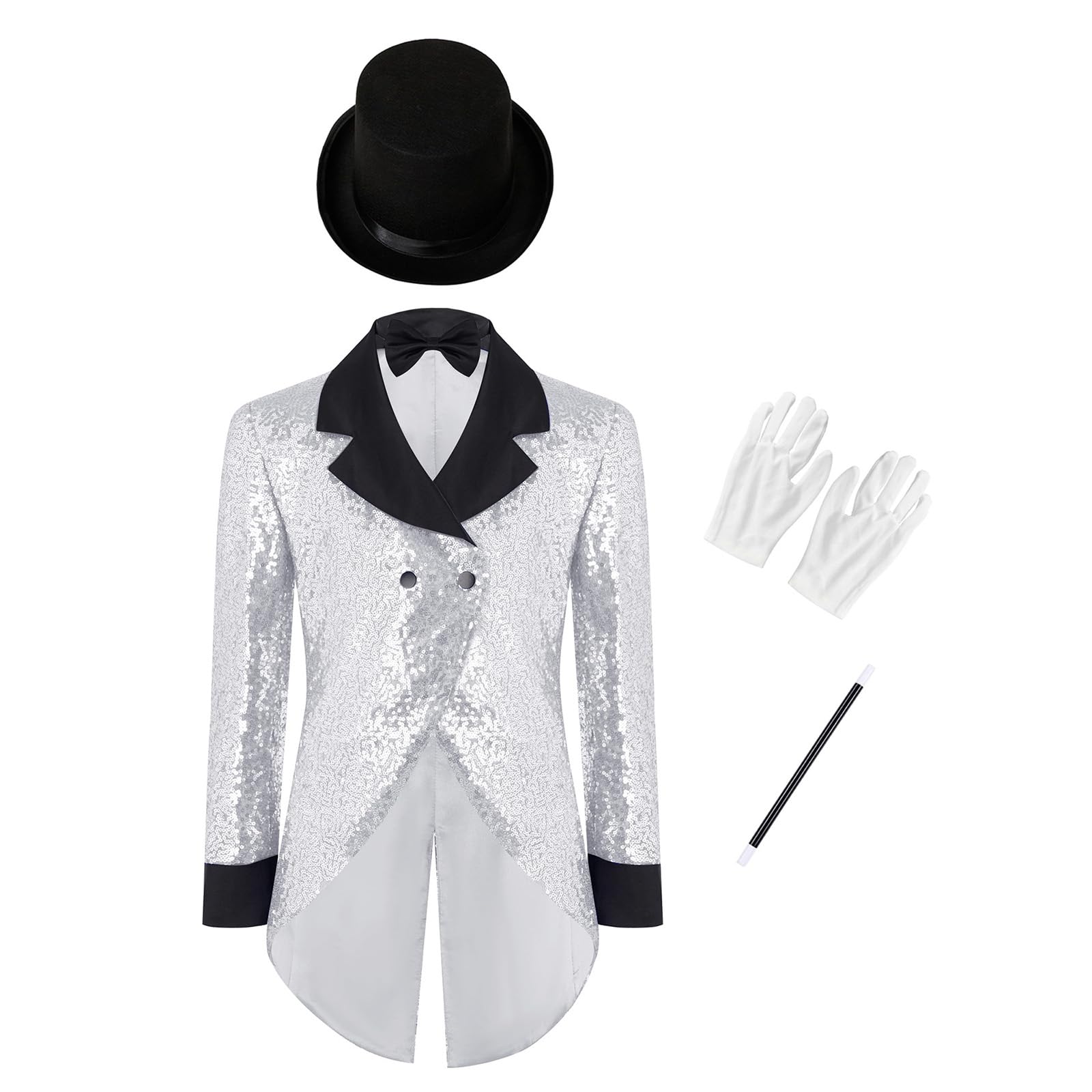 Kinder Modern Smoking Bling Bling Geknöpft Hochzeitsanzug Kinderanzug Hochzeit Hochzeitsoutfit Festanzug Taufanzug Geburtstag