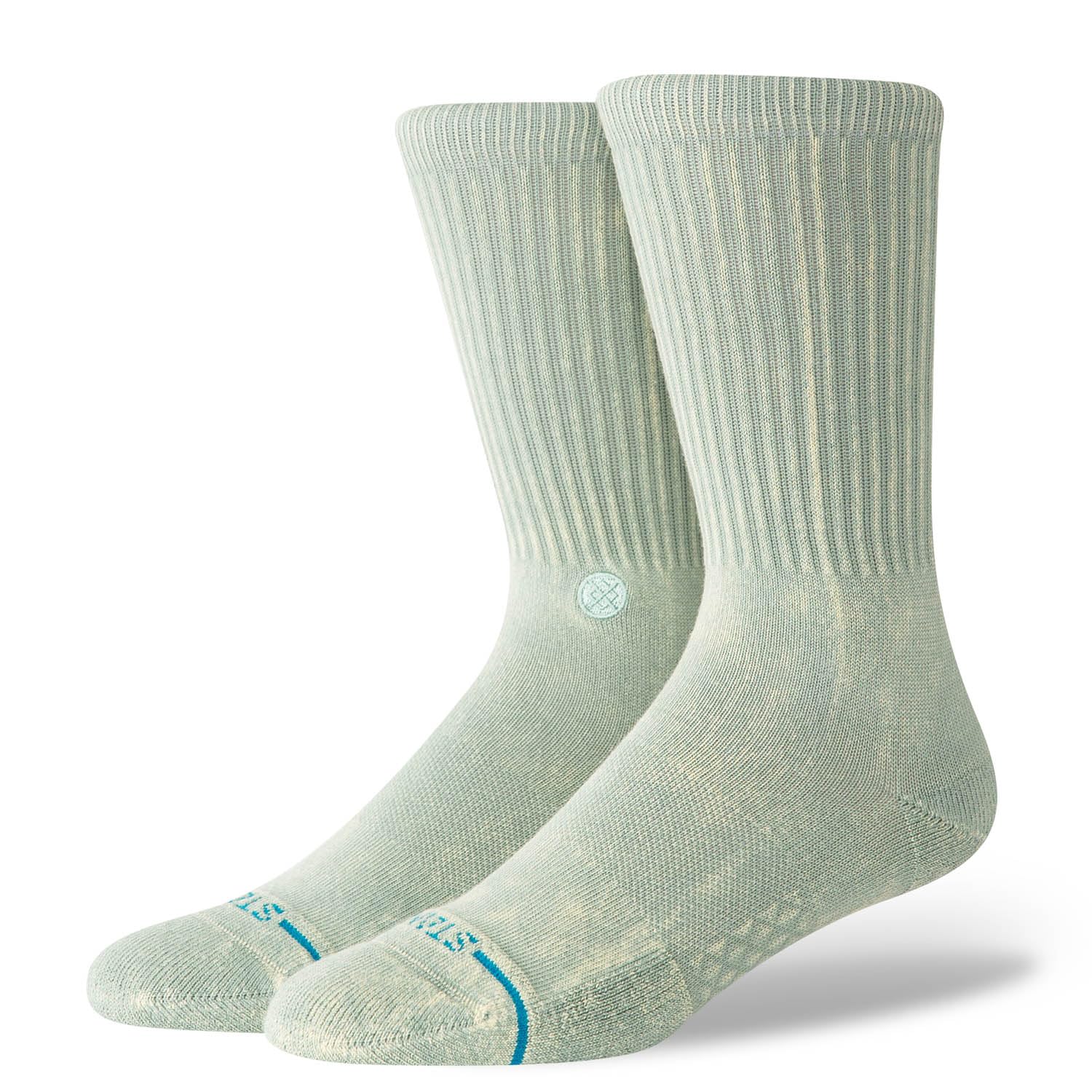 Stance Icon Dyed Crew Socks - Sea Green