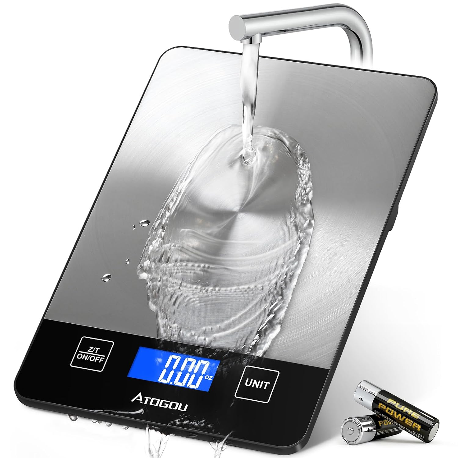 Atogou Food Scale - 33lb Digital Kitchen Scale Ounces Grams