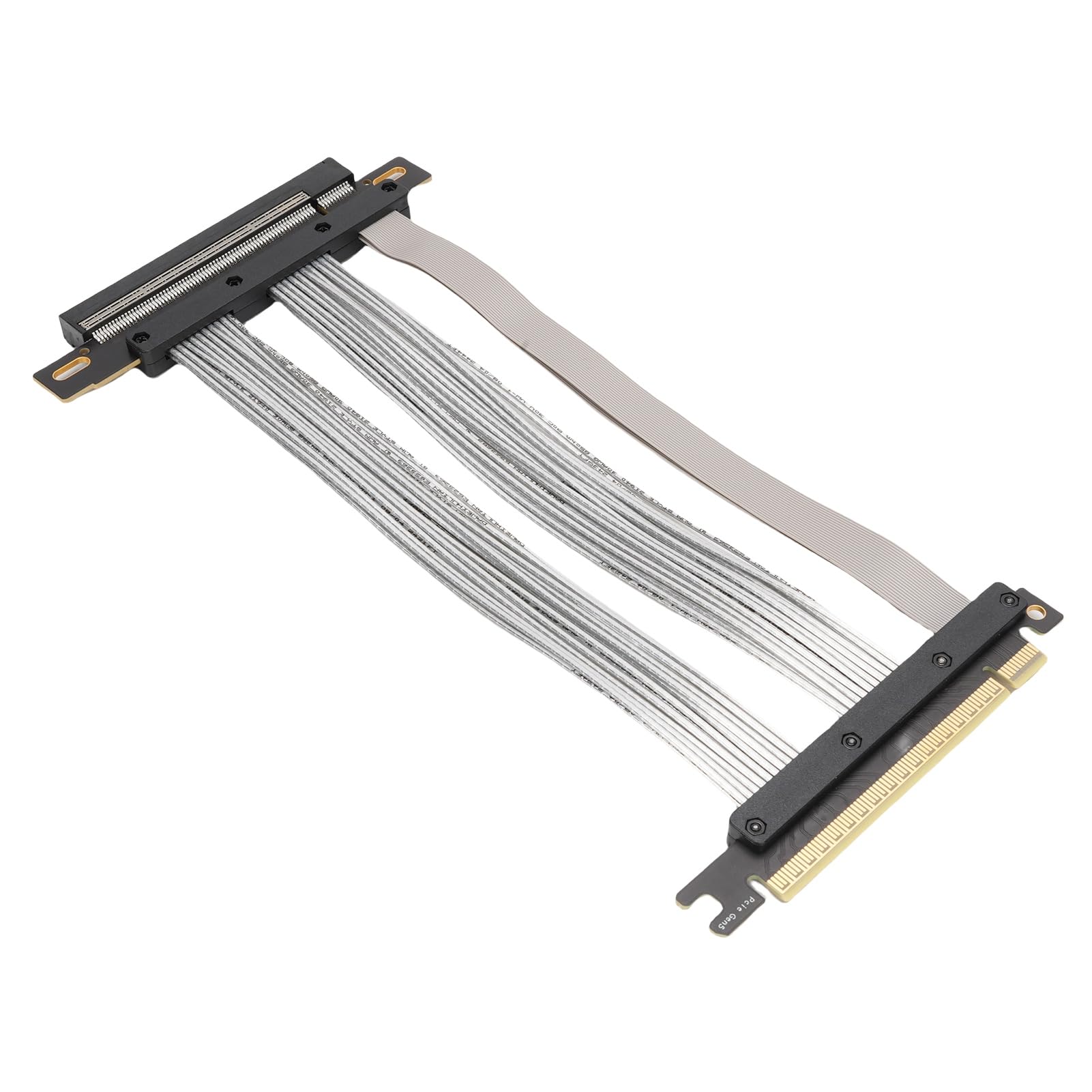 KIMISS Kabel Nośny PCIe 5.0 do Pionowego Montażu Karty Graficznej – Kompatybilny z RTX 4090, RX PCIe 4.0 i 3.0 – Szybki Przedłużacz 128 GB/s (40cm)