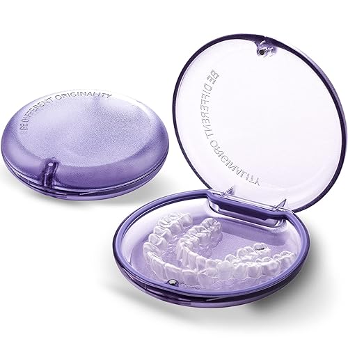 Estuche de retención, funda de protección nocturna de dientes grande, funda de alineador delgado para adolescentes, adultos, funda portátil